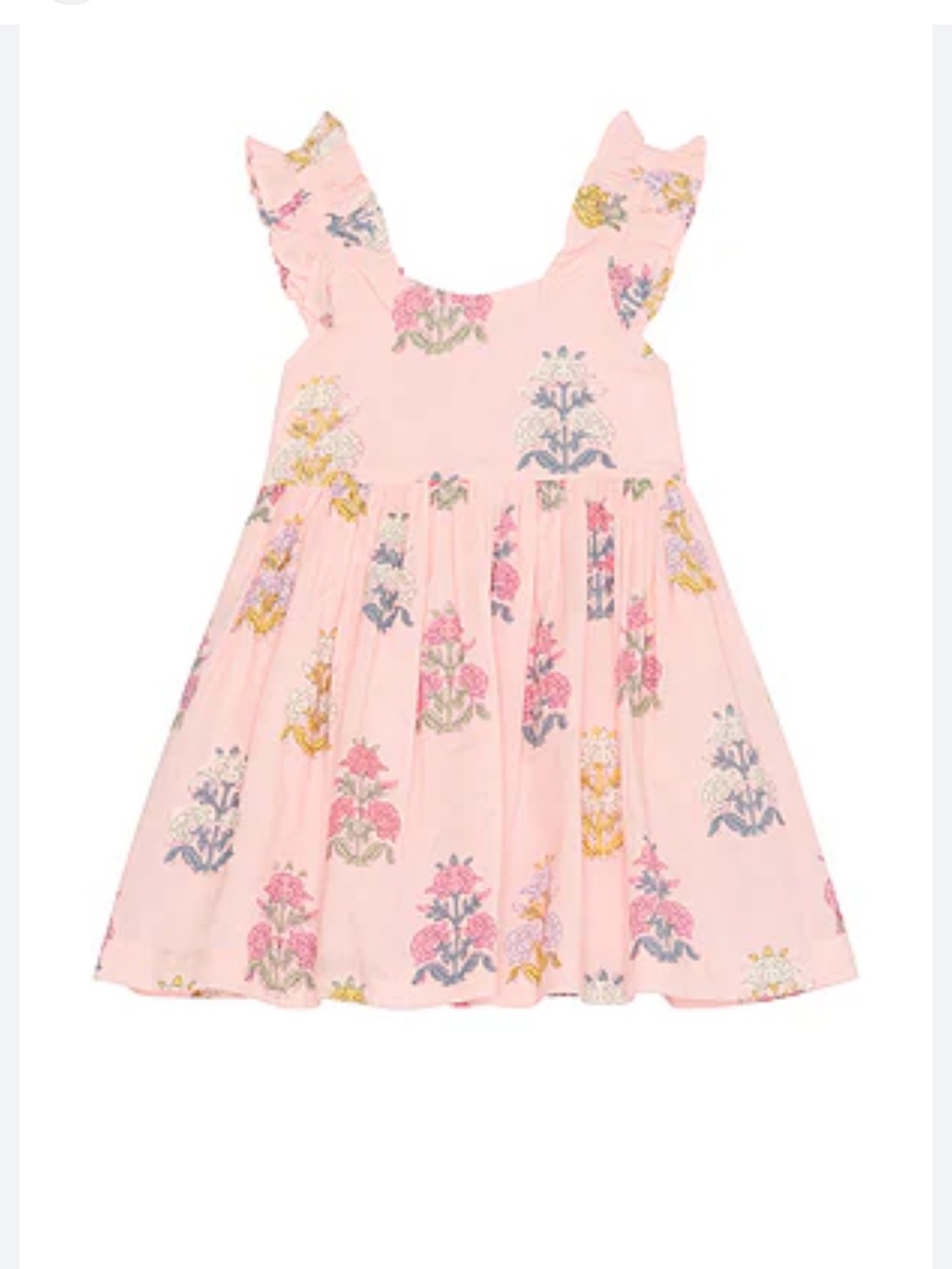 Pink Chicken Girls Via Dress in Pink Flowerette, size 6